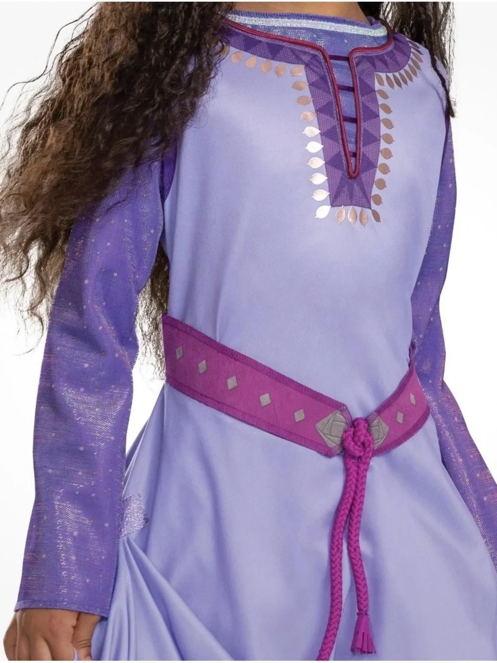 Disney Wish Asha Size M (7-8) Deluxe Child Costume. New with Markings No Tag - Picture 4 of 9
